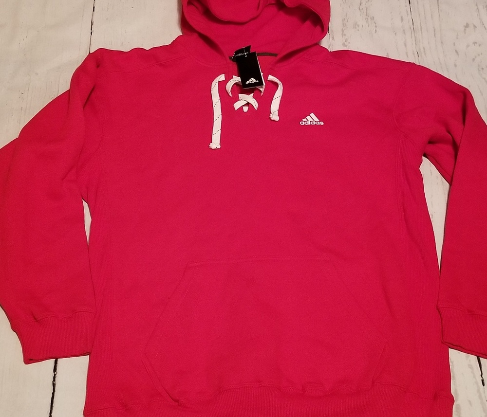 Adidas Hockey style Lace Up Hoodie - Picture 2 of 4